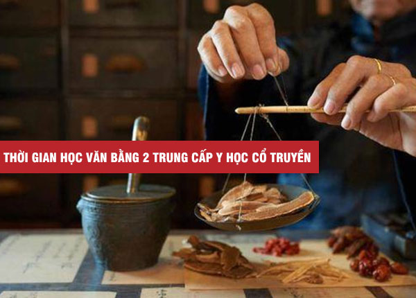 Thời gian học văn bằng 2 Trung cấp Y học cổ truyền