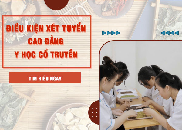 Điều kiện xét tuyển Cao đẳng Y học cổ truyền Tp.HCM mới nhất 2026