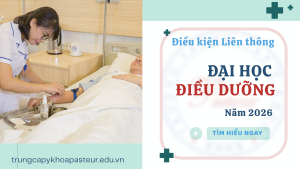 Điều kiện XÉT TUYỂN Liên thông Đại học Điều dưỡng năm 2026 tại TP.HCM