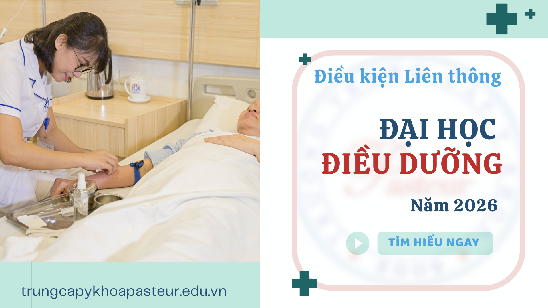 Điều kiện XÉT TUYỂN Liên thông Đại học Điều dưỡng năm 2026 tại TP.HCM