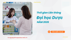 Thời gian liên thông Đại học Dược TPHCM 2026 - Lộ trình học chi tiết